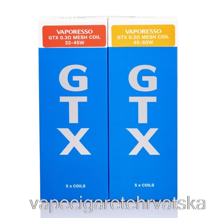 Vape Hrvatska Vaporesso Gtx Zamjenske Zavojnice 0.15ohm Gtx Mrežaste Zavojnice